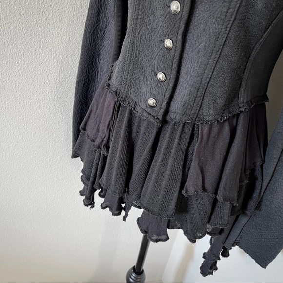 Free People Romantics Black Sz 10 M US - Picture 5 of 9